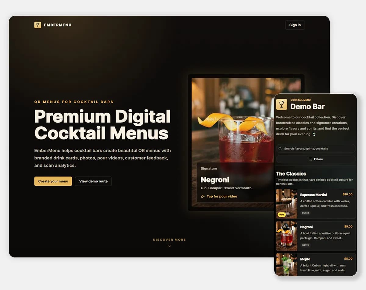 EmberMenu