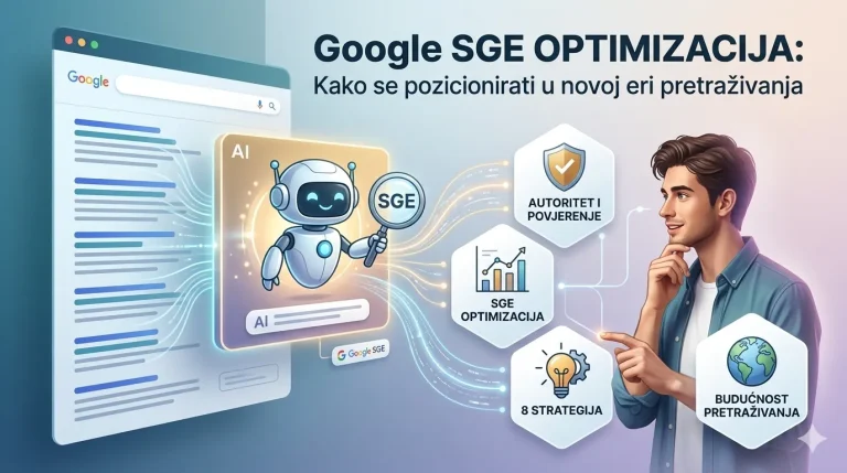 Google SGE optimizacija: Kako se pozicionirati u novoj eri AI pretraživanja