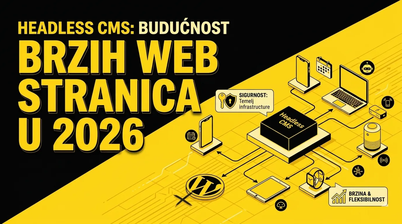 Headless CMS: Budućnost brzih i sigurnih web stranica u 2026