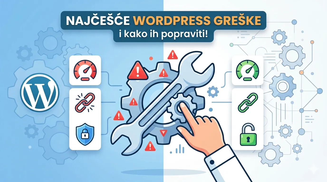 Najčešće WordPress greške i kako ih popraviti