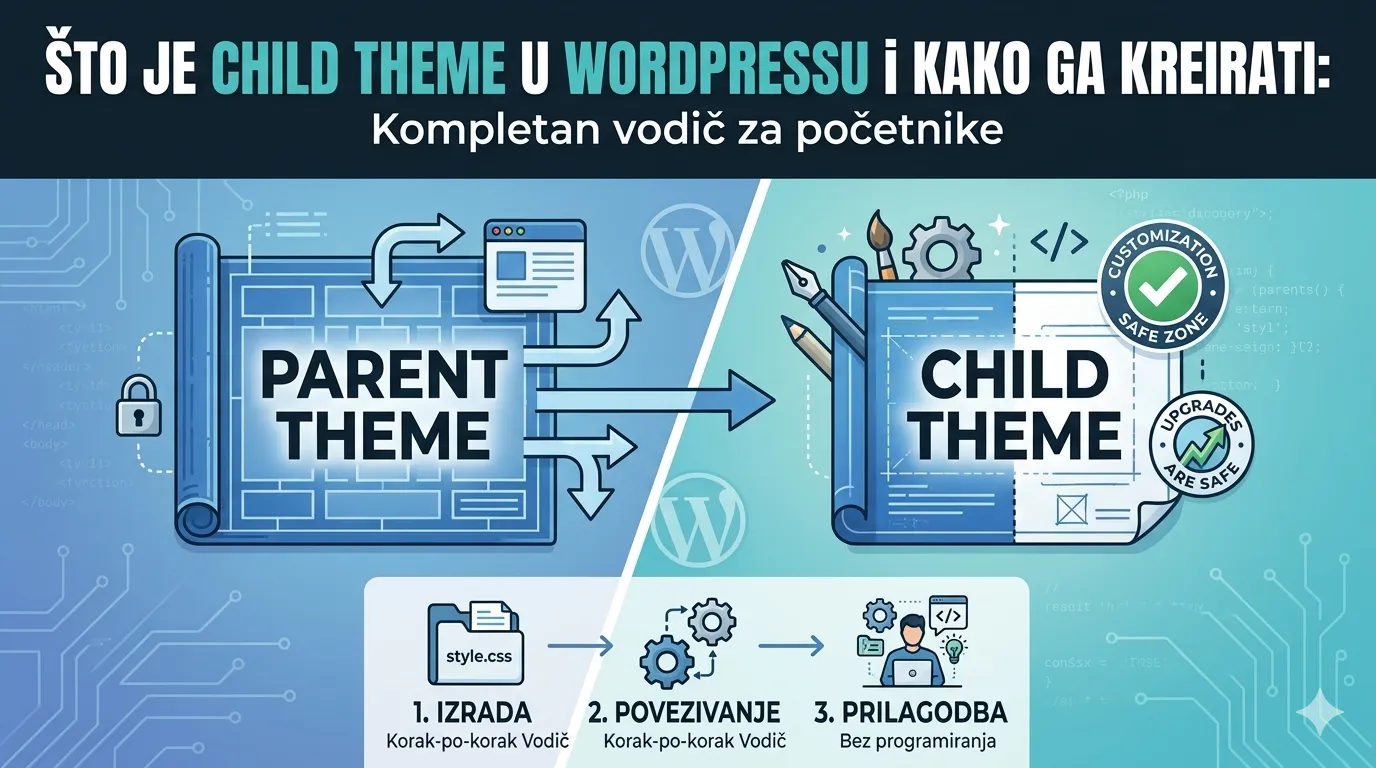 Što je Child Theme u WordPressu i kako ga kreirati