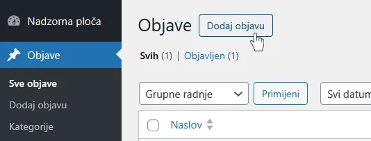 WordPress Vodič za klijente: Kako samostalno upravljati svojom web stranicom