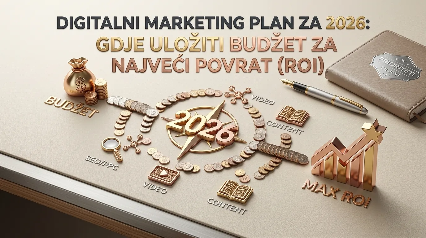 Digitalni marketing plan za 2026: Gdje uložiti budžet za najveći povrat (ROI)