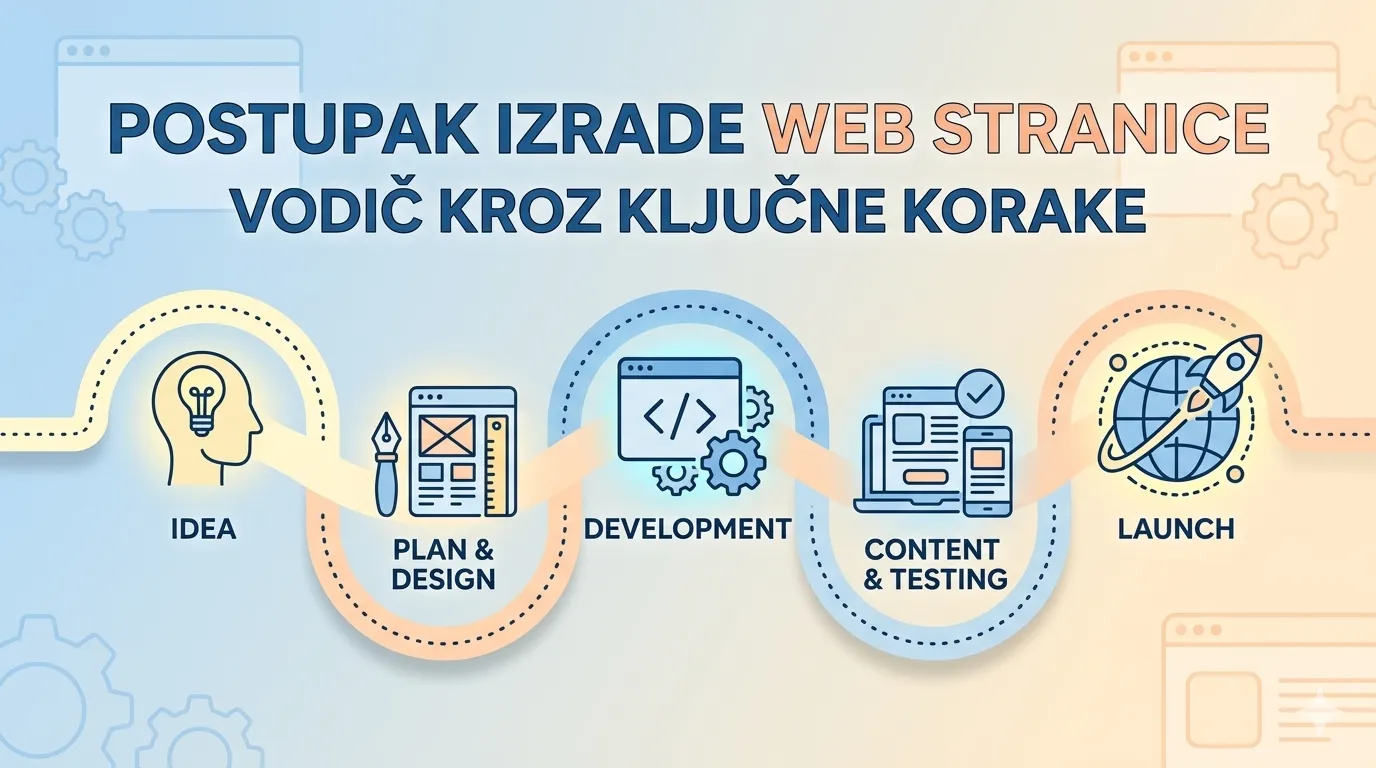 Kako izgleda postupak izrade web stranice