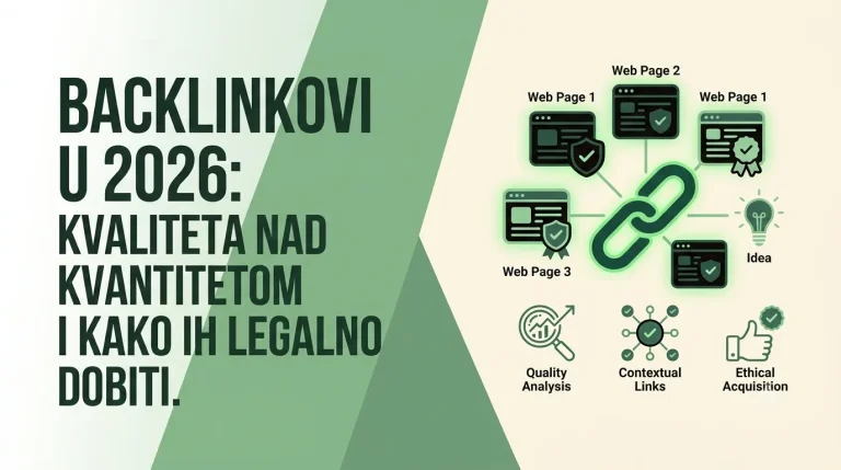 Backlinkovi u 2026: Kvaliteta nad kvantitetom